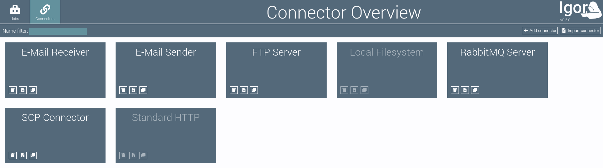 connector overview