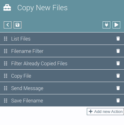 job editor configuration